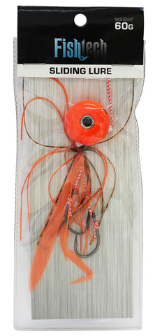 Fishtech 60g Slippery Slider Lure - Orange