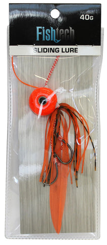 Fishtech 40g Slippery Slider Lure - Orange