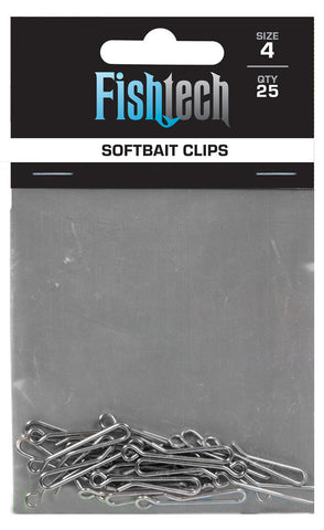 Fishtech Softbait Clips (25 per pack)