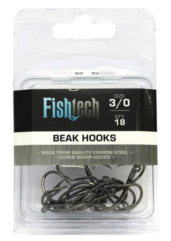 Fishtech Beak Hooks 3/0 (18 per pack)