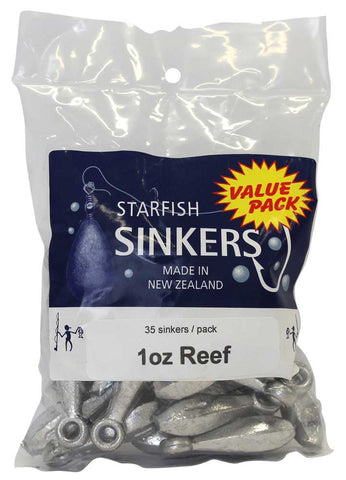 Starfish Reef Sinker Value Pack 1oz (35 per pack)