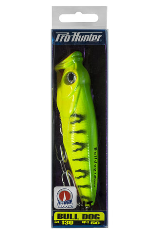 Pro Hunter Bull Dog 130mm Popper Hot Tiger