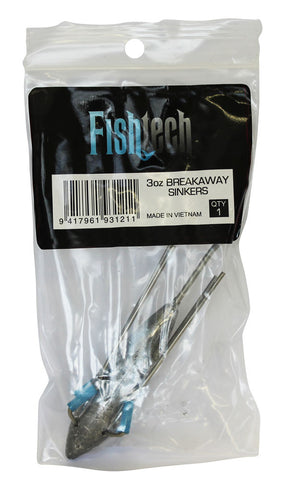 Fishtech Breakaway Sinker 3oz (1 per pack)