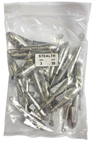 Stealth Sinker Bulk Pack 3oz (20 per pack)