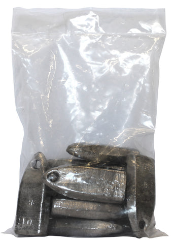 Wedge Sinker Bulk Pack 10oz (10 per pack)