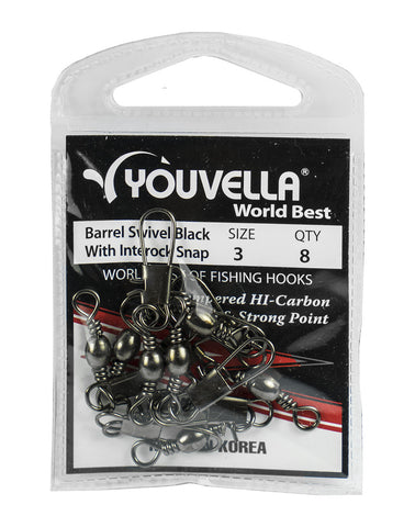 Youvella Swivel Snap 3 (8 per pack)