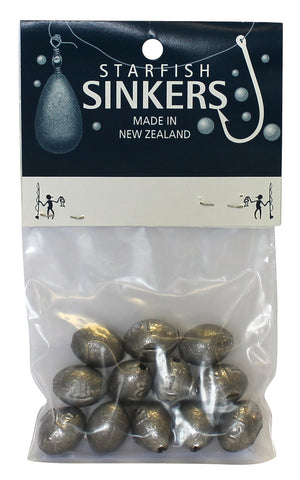 Starfish Egg Sinker Packet 1/2oz (12 per pack)