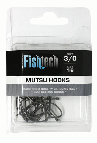 Fishtech Mutsu Hooks 3/0 (16 per pack)
