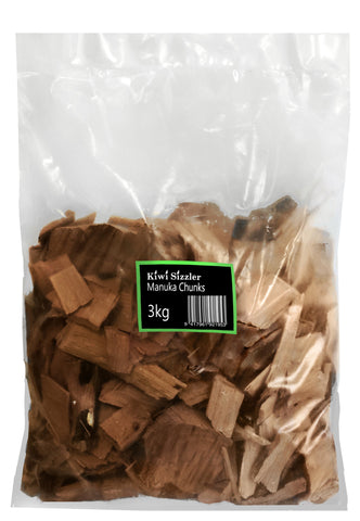 Kiwi Sizzler Manuka Chunks - Approx. 3kg