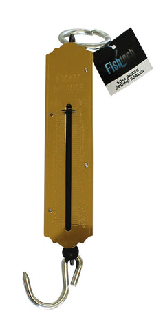 Fishtech Brass Spring Scales 50kg