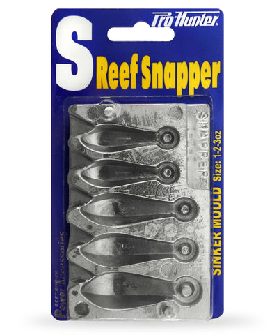 Pro Hunter Small Reef Sinker Mould Reef 1oz, 2oz, 3oz