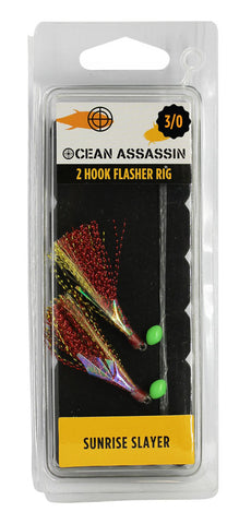 Ocean Assassin Sunrise Slayer Flasher Rig - 3/0