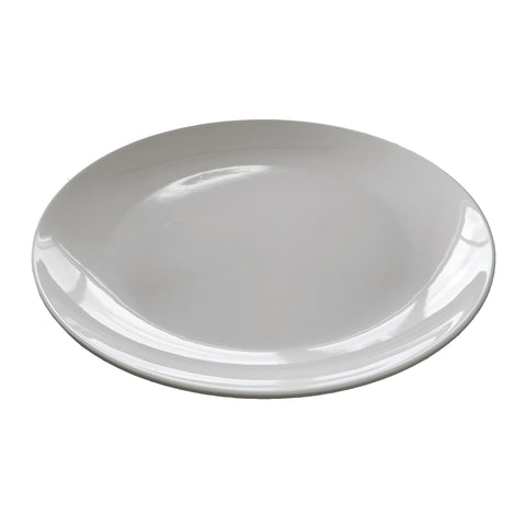 Southern Alps White Melamine 28cm Plate