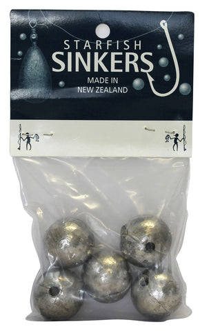 Starfish Ball Sinker Packet 2oz (5 per pack)