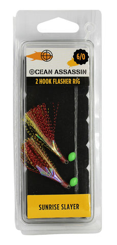 Ocean Assassin Sunrise Slayer Flasher Rig - 6/0