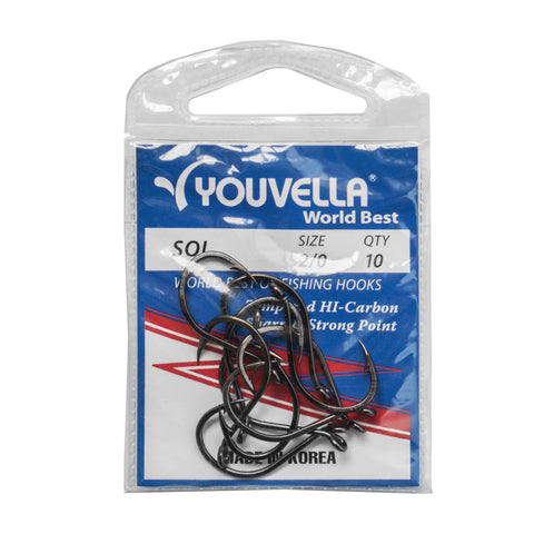 Youvella Soi 2/0 Hooks (10 per pack)