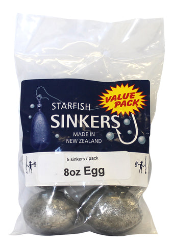 Starfish Egg Sinker Value Pack 8oz (5 per pack)