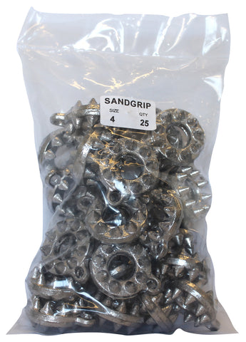 Sandgrip Sinker Bulk Pack 4oz (25 per pack)