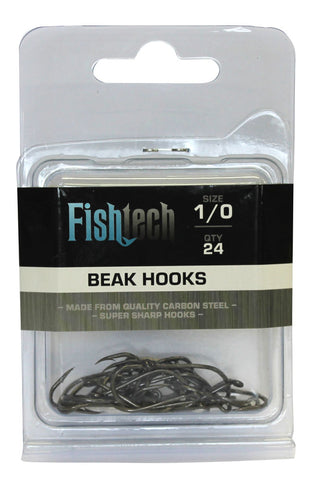 Fishtech Beak Hooks 1/0 (24 per pack)