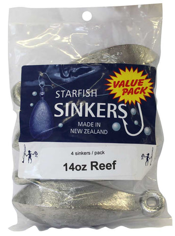 Starfish Reef Sinker Value Pack 14oz (4 per pack)