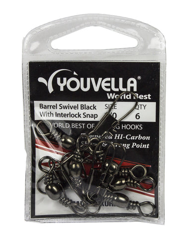 Youvella Swivel Snap 1/0 (6 per pack)