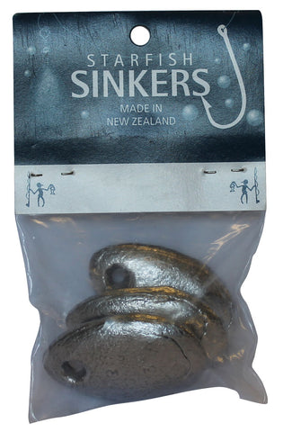 Starfish Spoon Sinker Sinker Packet 3oz (3 per pack)