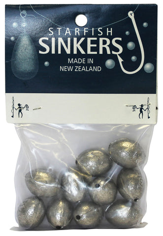 Starfish Egg Sinker Packet 3/4oz (10 per pack)