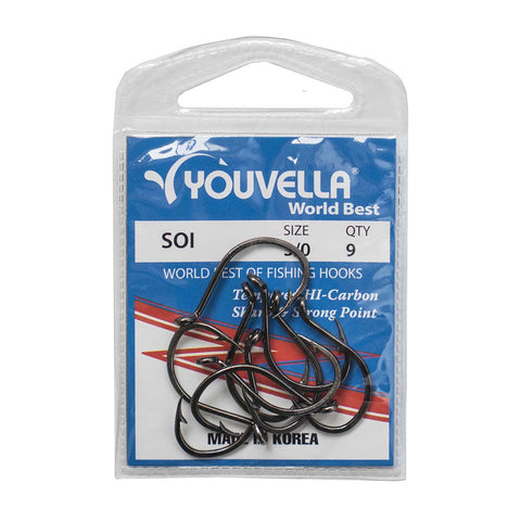 Youvella Soi 3/0 Hooks (9 per pack)