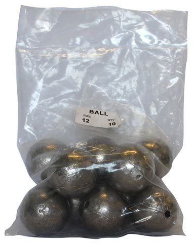 Ball Sinker Bulk Pack 12oz (10 per pack)