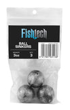 Fishtech Ball Sinkers 3oz (3 per pack)