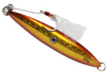 Ocean Assassin Fishbones Flutter Jig - Orange 100g