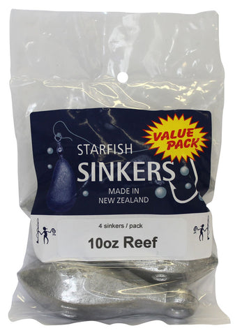Starfish Reef Sinker Value Pack 10oz (4 per pack)