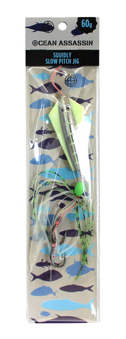 Ocean Assassin Squidly Slow Pitch Jig - Lumo 60g