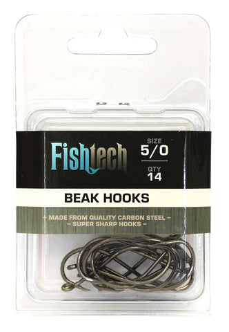 Fishtech Beak Hooks 5/0 (14 per pack)