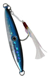 Ocean Assassin Fishbones Flutter Jig - Blue 80g