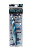 Ocean Assassin Fishbones Flutter Jig - Blue 100g