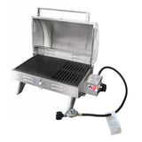 Kiwi Sizzler Solid Top 316 S/S BBQ With Flame Failure Device