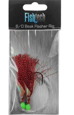 Fishtech 6/0 Beak Economy Flasher Rig