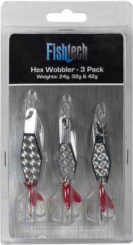 Fishtech Hex Wobbler Multi Pack 24g 32g 42g