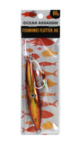 Ocean Assassin Fishbones Flutter Jig - Orange 80g