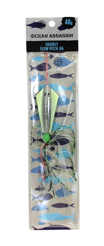 Ocean Assassin Squidly Slow Pitch Jig - Lumo 40g