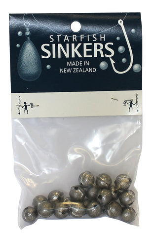 Starfish Ball Sinker Packet 1/8oz (20 per pack)