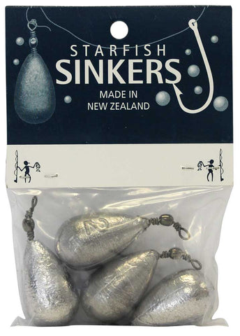 Starfish Swivel Sinker Packet 2oz (4 per pack)