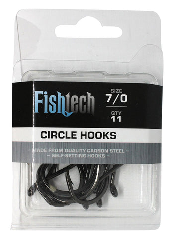 Fishtech Circle Hooks 7/0 (11 per pack)