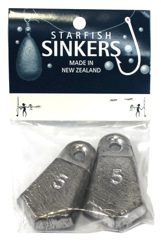 Starfish Lie Flat Sinker Packet 5oz (2 per pack)
