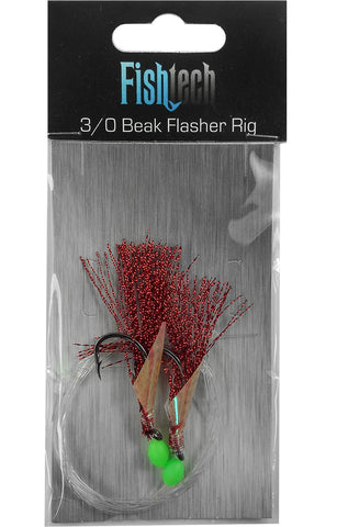 Fishtech 3/0 Beak Economy Flasher Rig