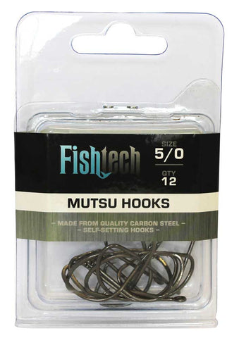 Fishtech Mutsu Hooks 5/0 (12 per pack)