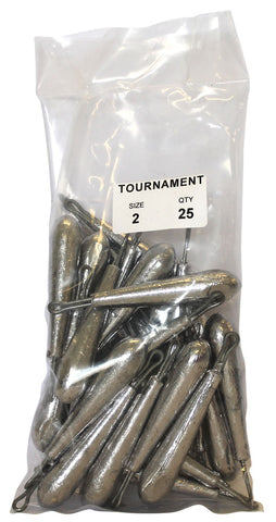 Tournament Sinker Bulk Pack 2oz (25 per pack)