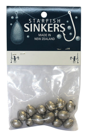 Starfish Egg Sinker Packet 1/4oz (15 per pack)