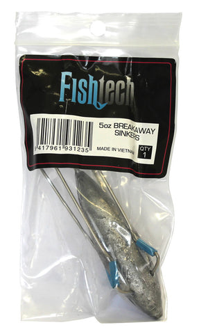 Fishtech Breakaway Sinker 5oz (1 per pack)